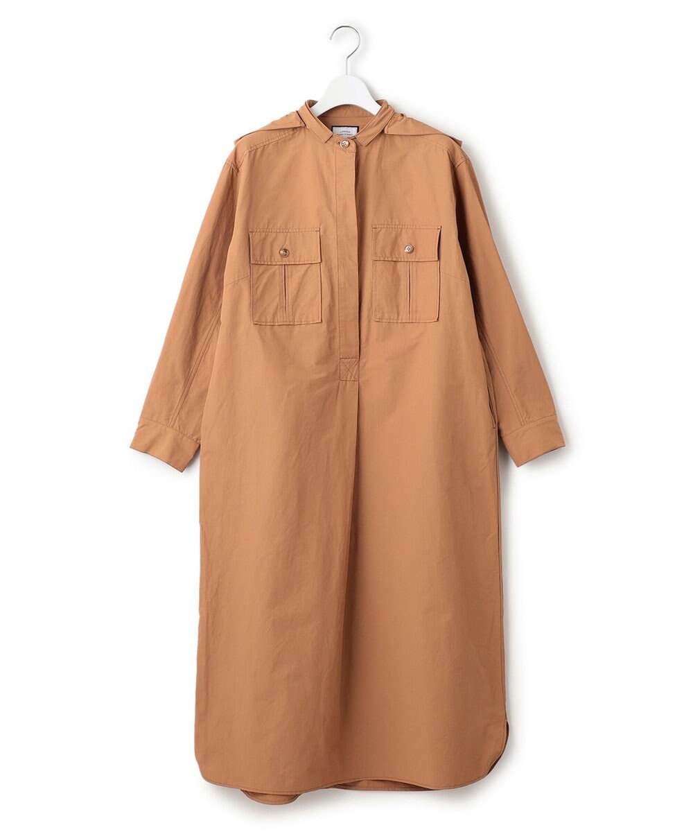 J.PRESS YORK STREET 【WOMEN】ミリタリーシャツワンピース 