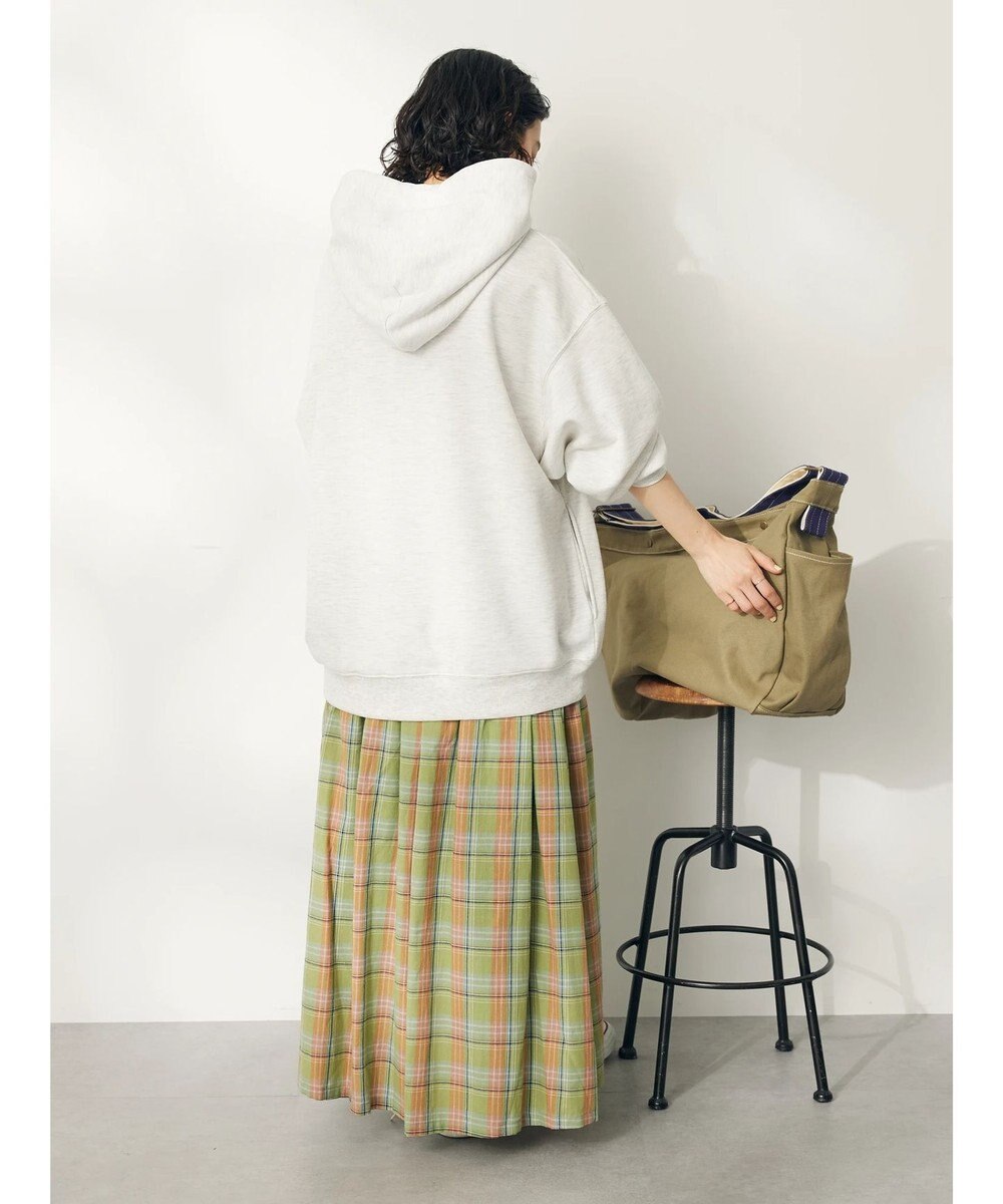 CRAFT STANDARD BOUTIQUE チェックギャザーロングスカート 