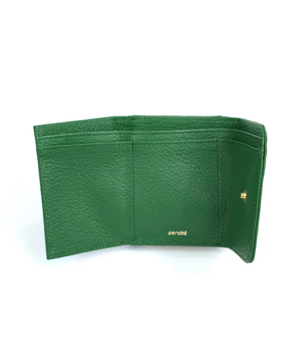 UNBILLION ペルケ perche / アクリル玉三つ折りミニサイフ 