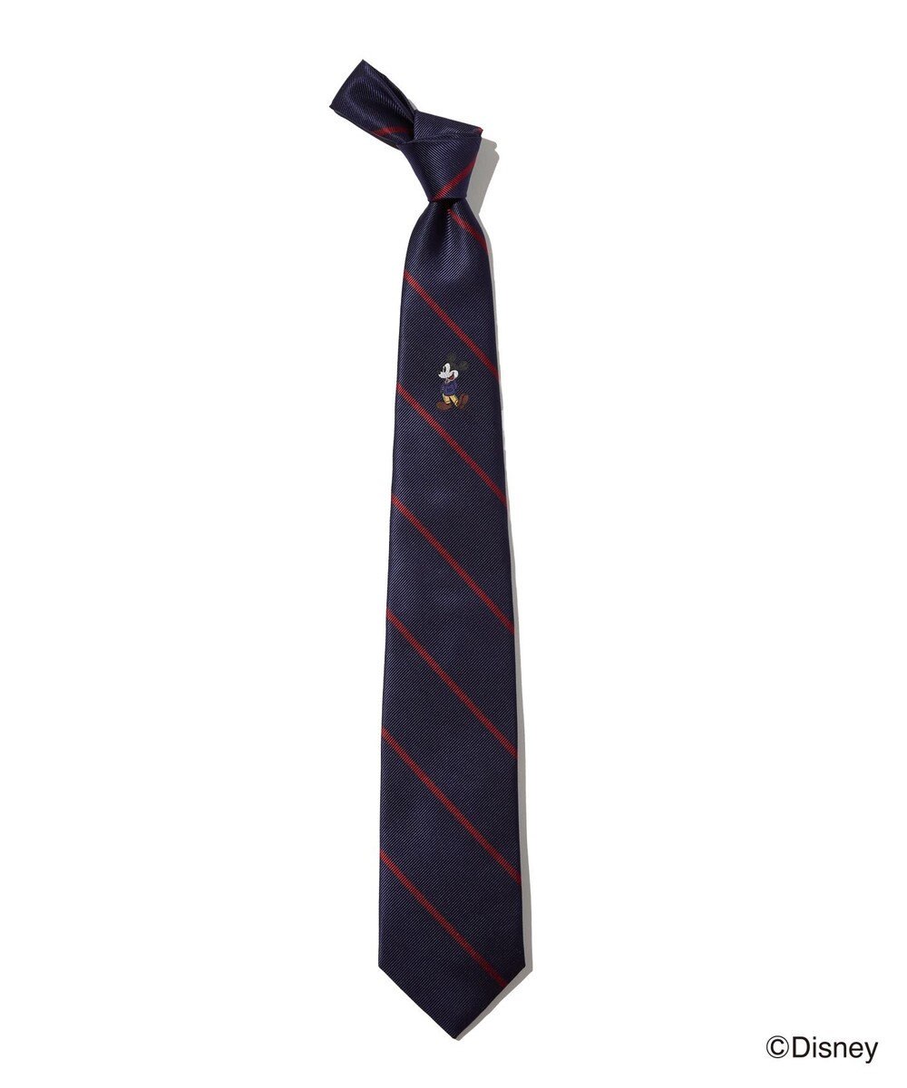 J.PRESS MEN 【DISNEY COLLECTION】シルクレップレジメンタル ネクタイ / ミッキーマウス 