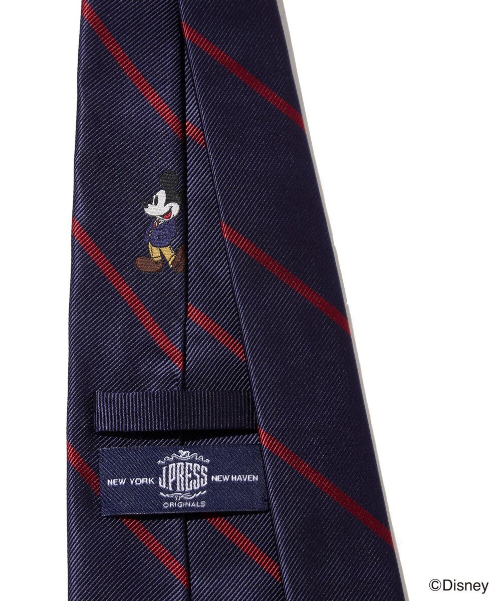J.PRESS MEN 【DISNEY COLLECTION】シルクレップレジメンタル ネクタイ / ミッキーマウス 