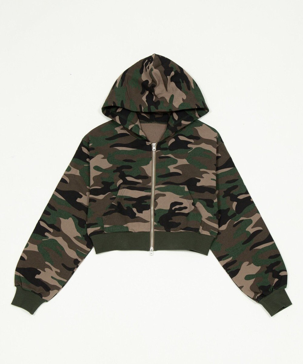 WEGO ショートZIPパーカー 