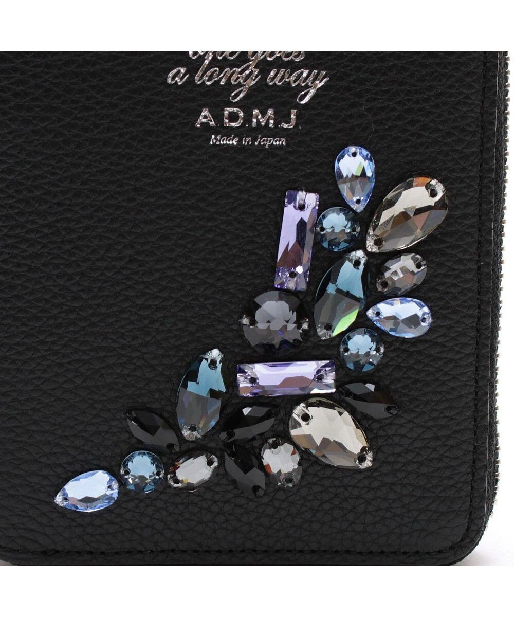 A.D.M.J. 【牛革】モーツァルト/スワロフスキー・クリスタル付スモールウォレット 