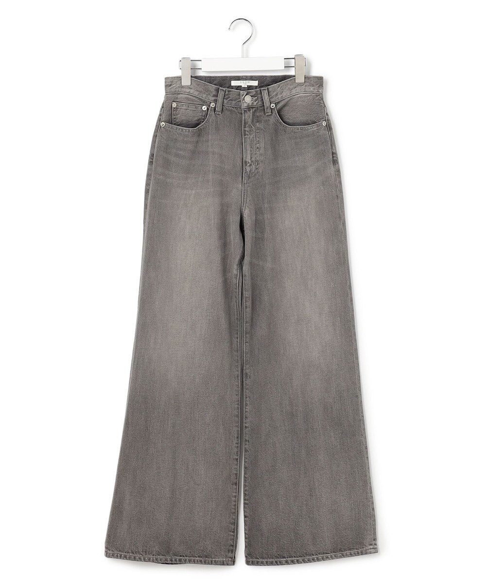 23区 L 【SLOW/一部店舗限定】ワイドシルエット デニム パンツ 