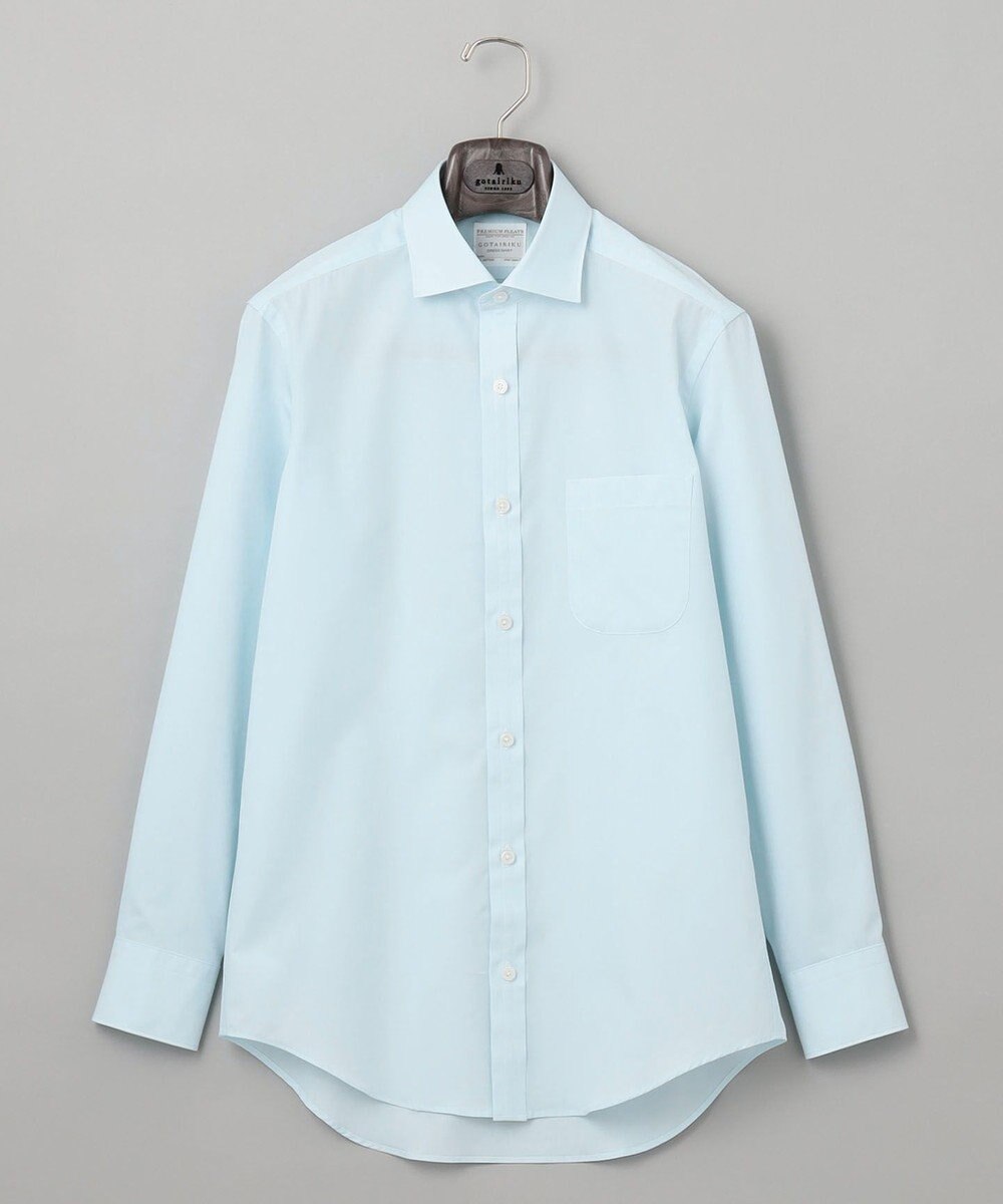 GOTAIRIKU 【形態安定】PREMIUMPLEATS_スモールワイドカラー 通年ドレスシャツ 