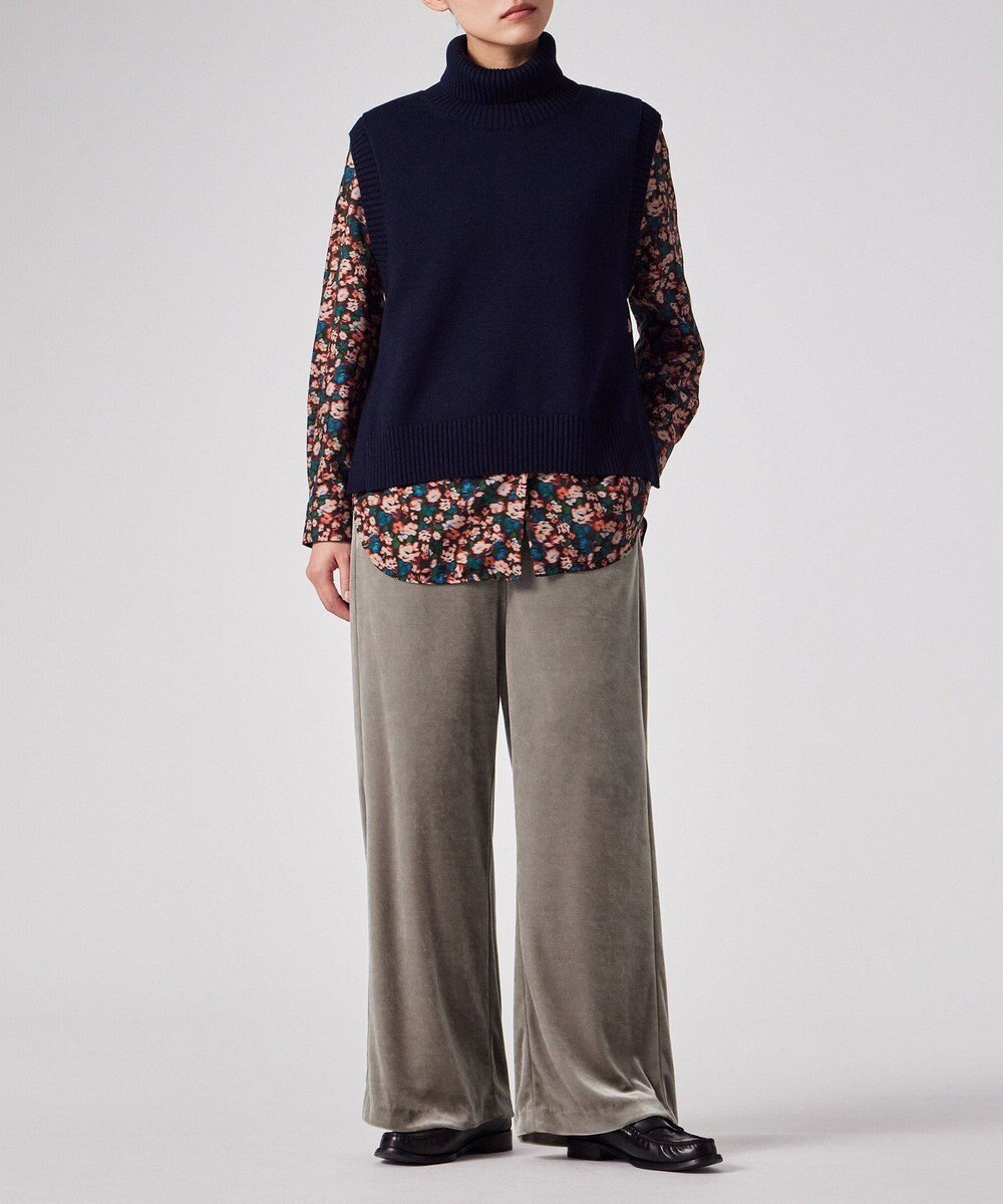 Paul Smith マットベロア ワイドパンツ 