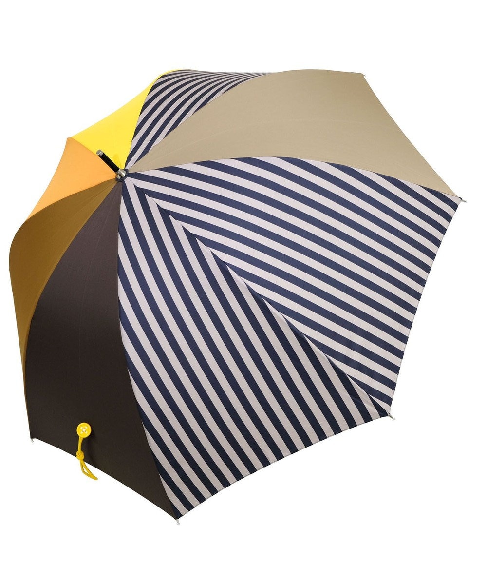 +RING 【プラスリング】【数量限定】 UNISEX 雨傘（長）60cm YEL T1210 黄