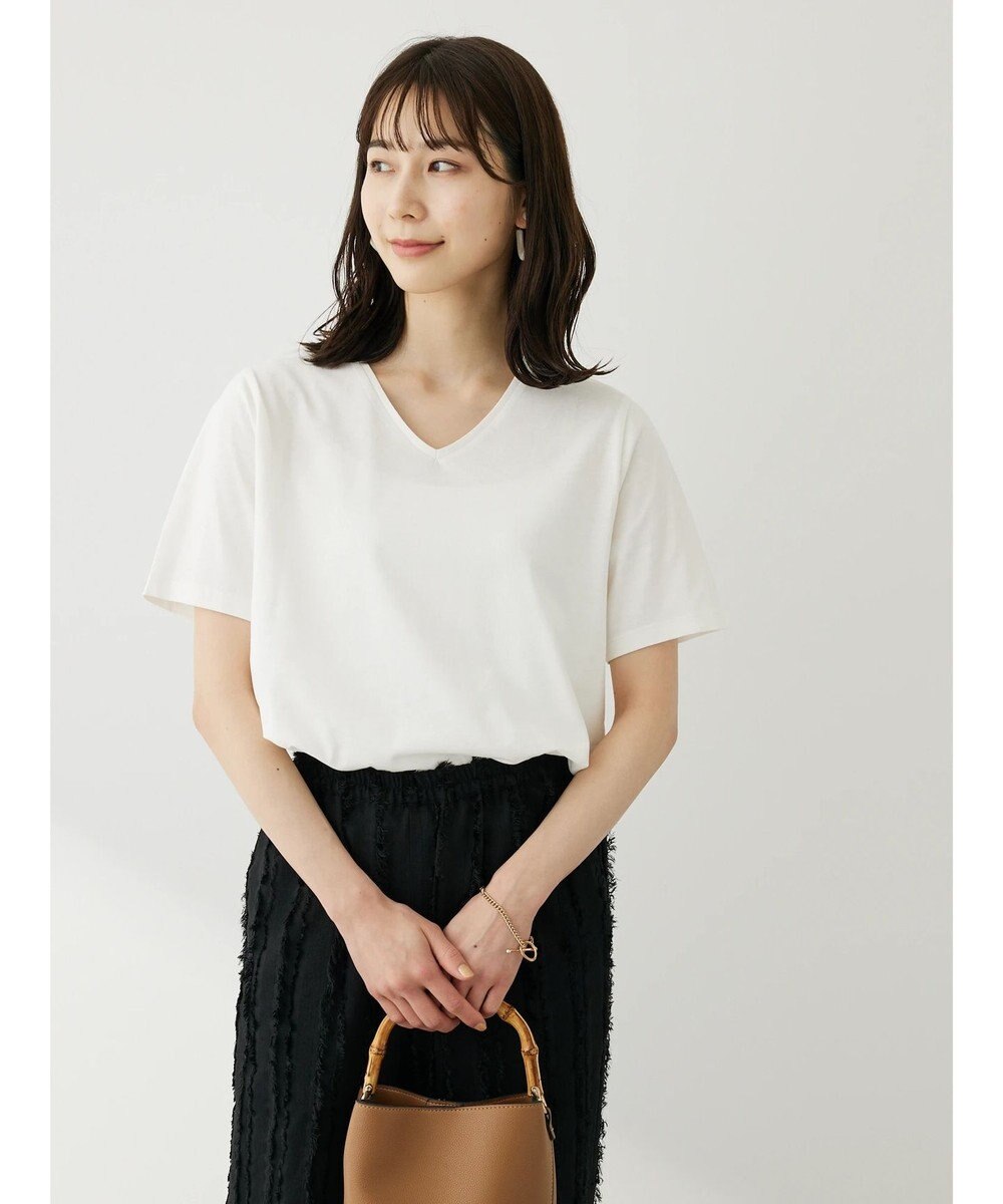 Green Parks 汗じみ防止ＶネックＴシャツ 