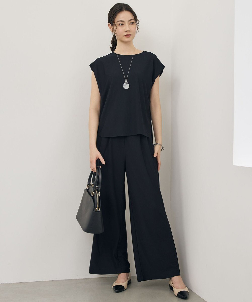 自由区 ストレッチアムンゼンワイド パンツ 