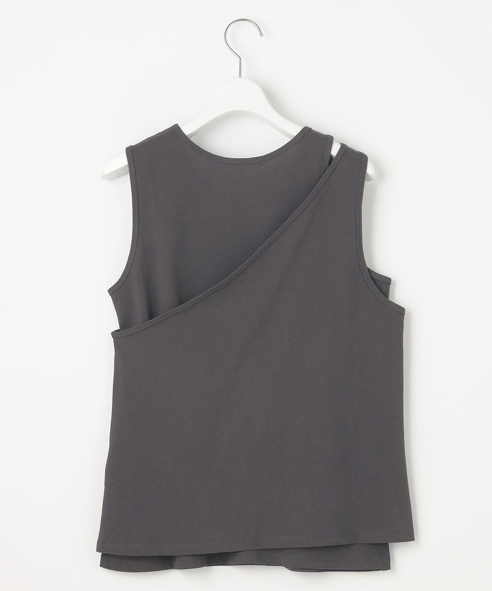 23区 S 【SLOW/一部店舗限定】ライトツイストコットン レイヤード タンクトップ 