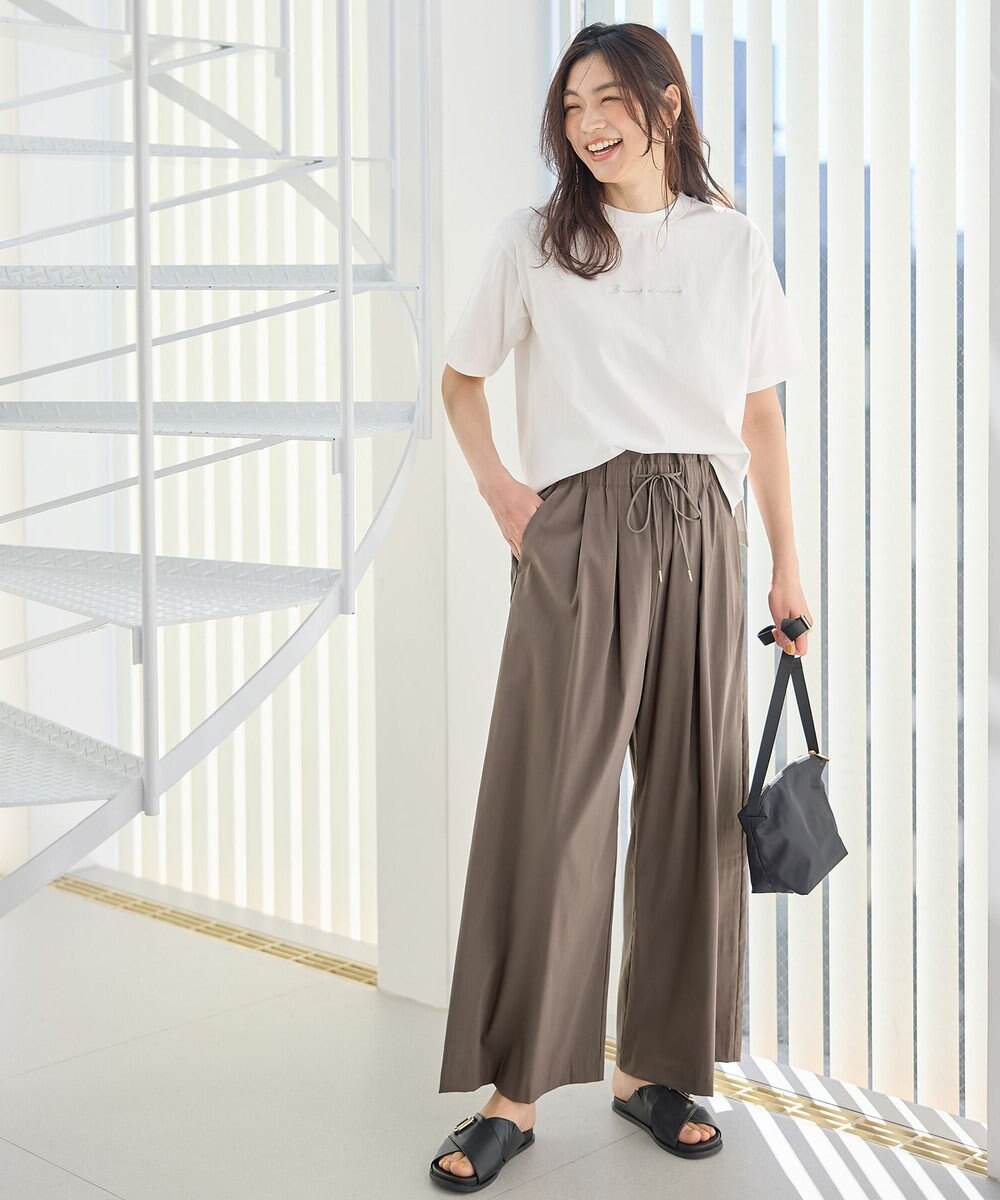 ANY L オーガビッツ刺繍ロゴＴシャツ 