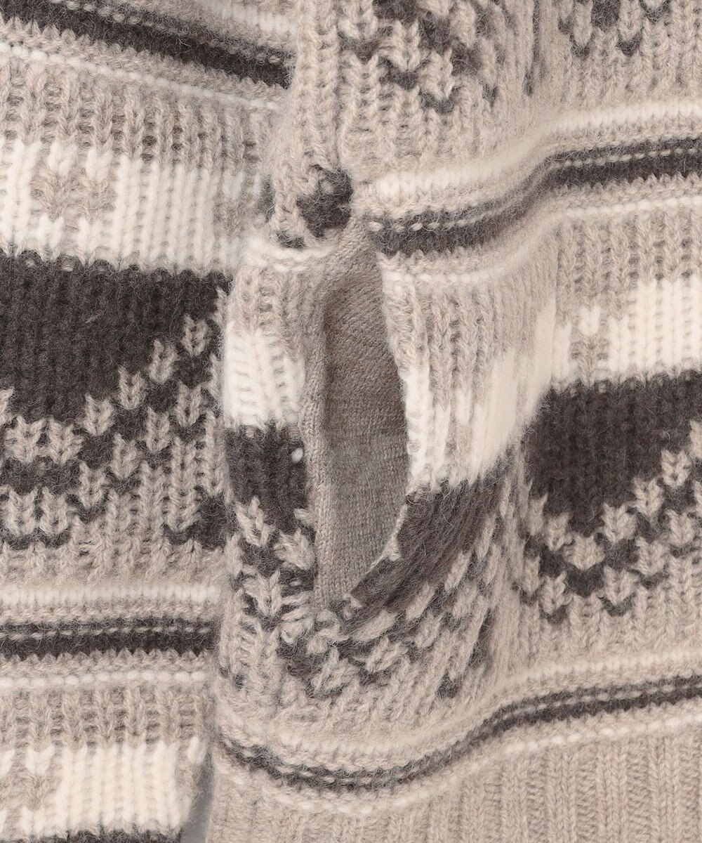 JOSEPH ABBOUD MOUNTAIN 【ペルー産ハイランドウール100％】ハイランドウールカウチンセーター 