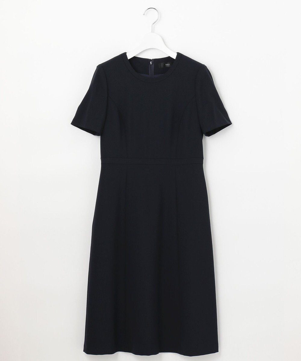 自由区 FORMAL 【お受験/セレモニーに】濃紺 洗える/ストレッチ ワンピース＋ジャケット 