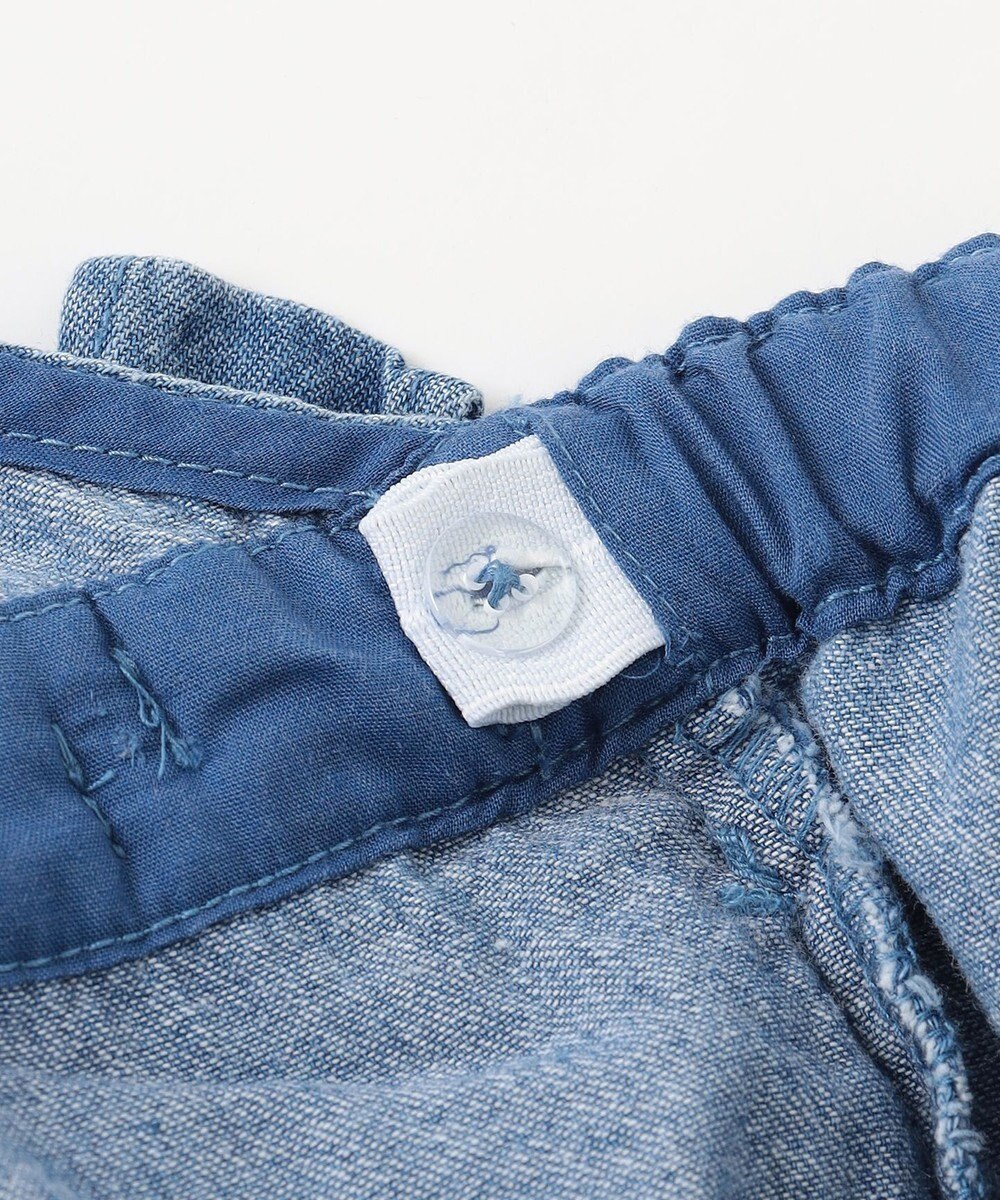 ANY KIDS ティアード デニムジャンパースカート 