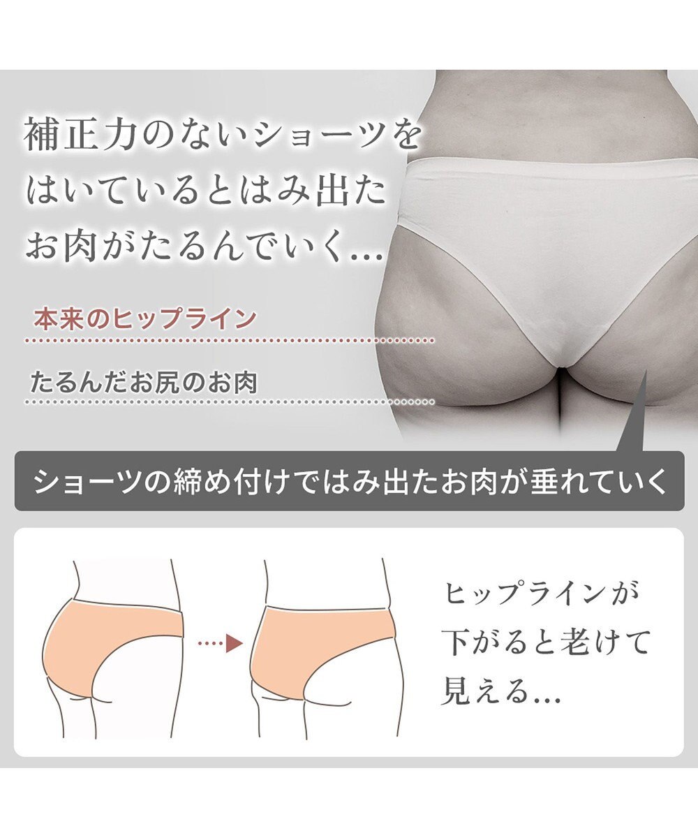 BRADELIS New York 【Yukine inc. 】ゆきねえ365綿混モアらくヒップサポートガードル24 ブラデリス 補正下着 