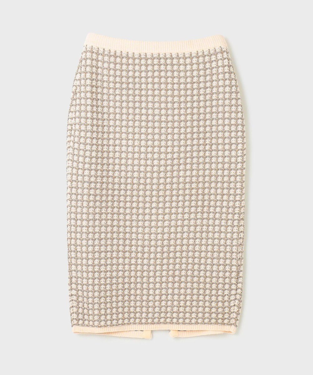 GRACE CONTINENTAL ツイードニットスカート 