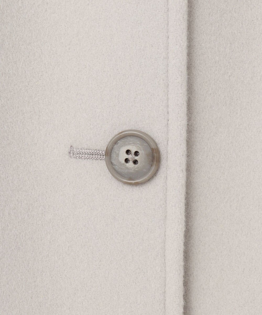 J.PRESS LADIES ショートビーバー スタンドカラー コート 