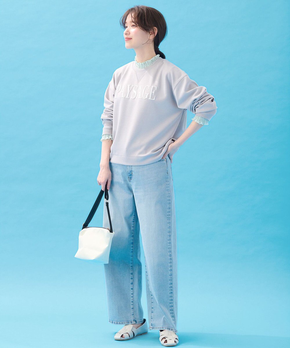 ANY 【洗濯機可】シャーリングデザインプルオーバー 