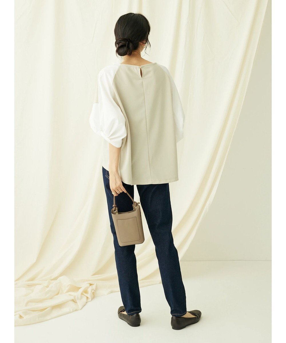 CRAFT STANDARD BOUTIQUE 袖ねじり切り替えプルオーバー 