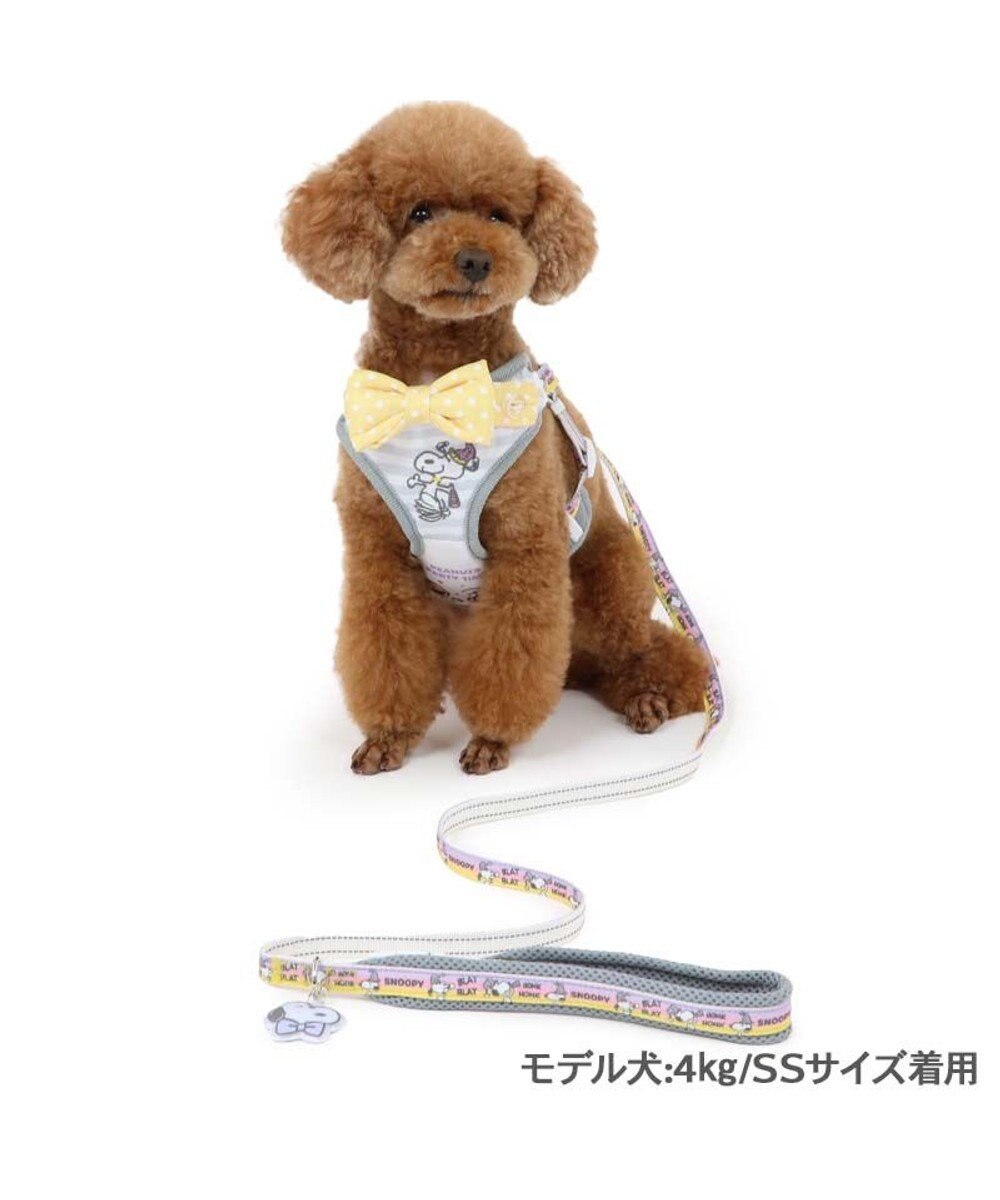 PET PARADISE スヌーピー リード&ハーネス 《パーティ柄》 3S 小型犬 