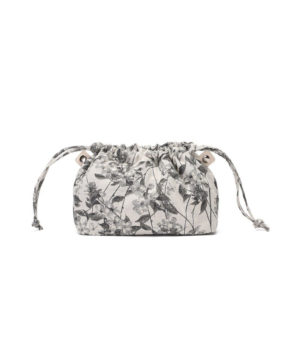 style code 【MERCURYDUO/マーキュリーデュオ】軽量メッシュ　花柄巾着付ミニトートバッグ 