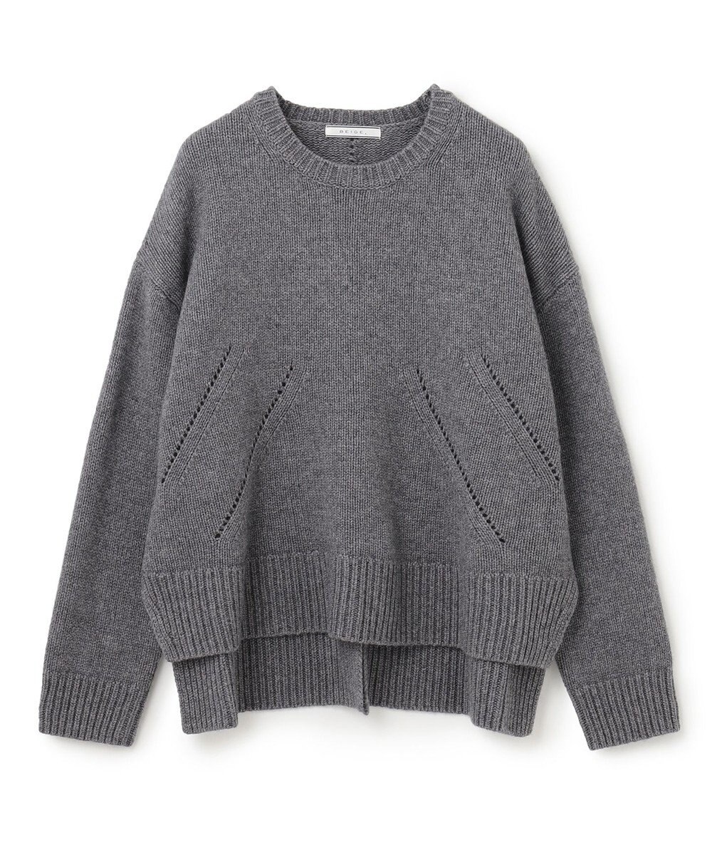 BEIGE， LIART / クルーネックニット 