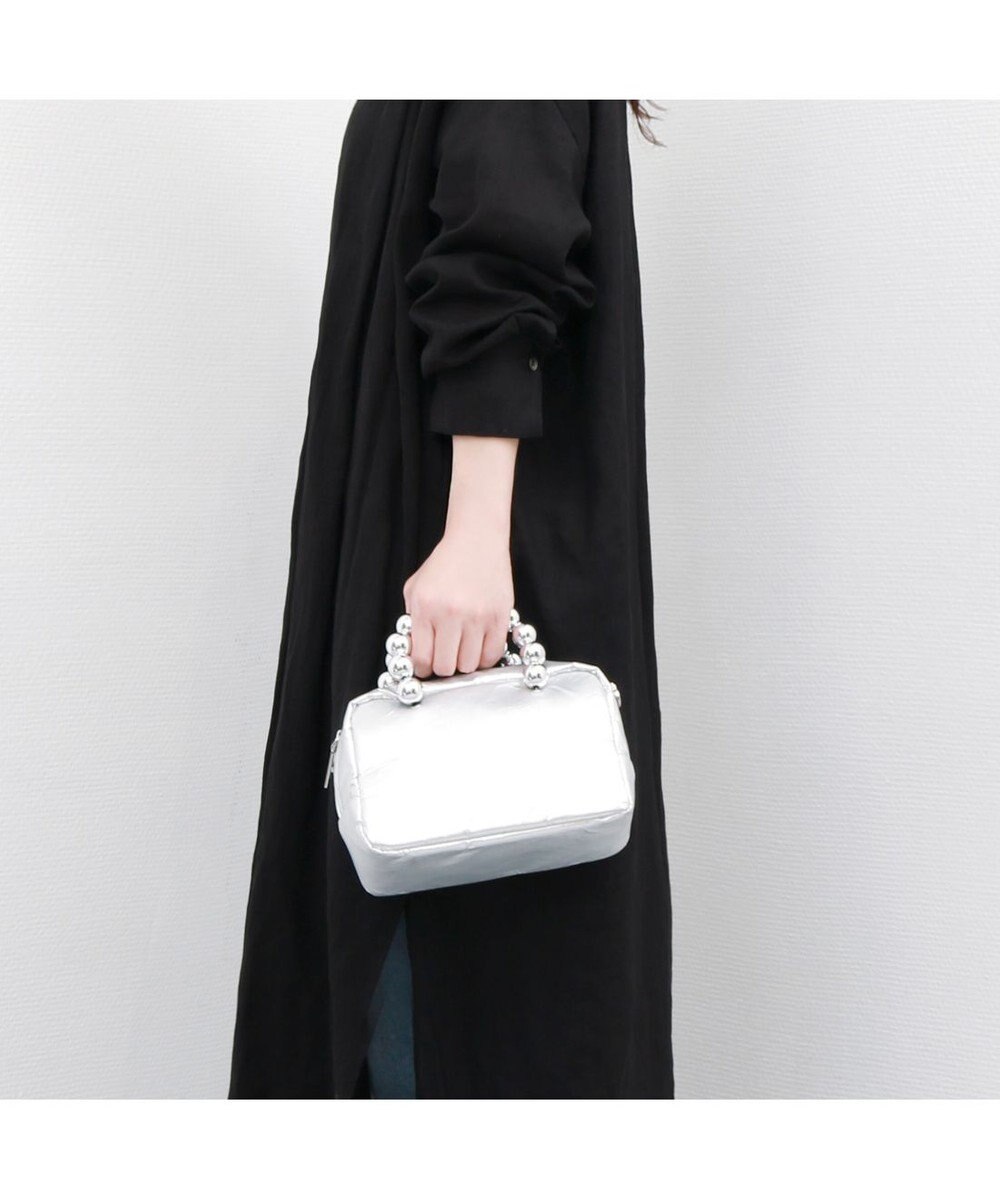 UNBILLION カカトゥ kakatoo / メタルビーズハンドル2wayスクエアバッグ 