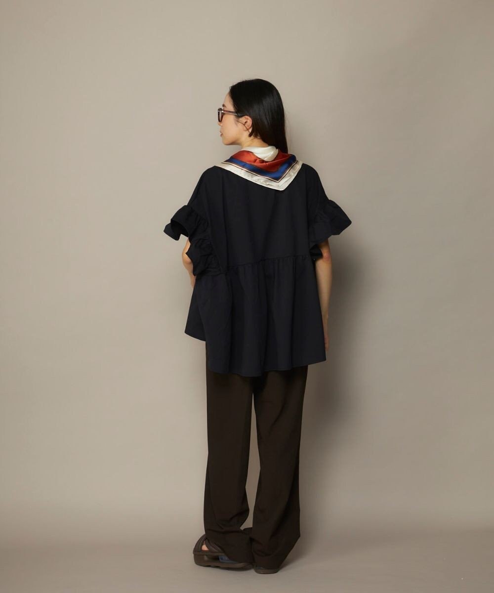 OP／FILA 【Ocean Pacific】らくティブ｜ティアード袖フレアカットソー 