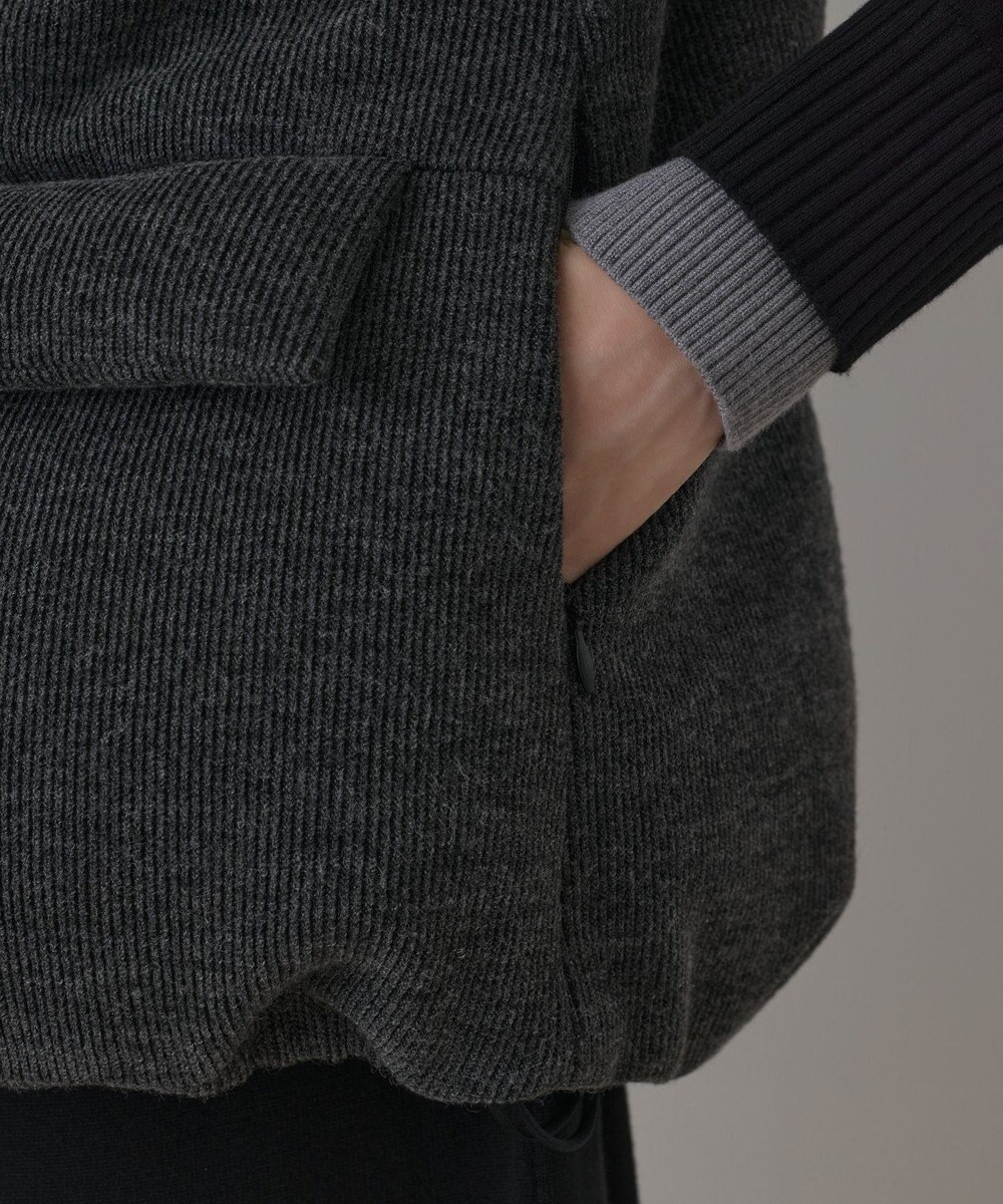 GRACE CONTINENTAL スタンドニットダウンベスト 