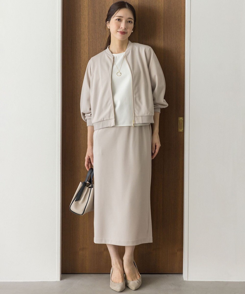 組曲 L ジョーゼットジャージーナロータイト スカート 