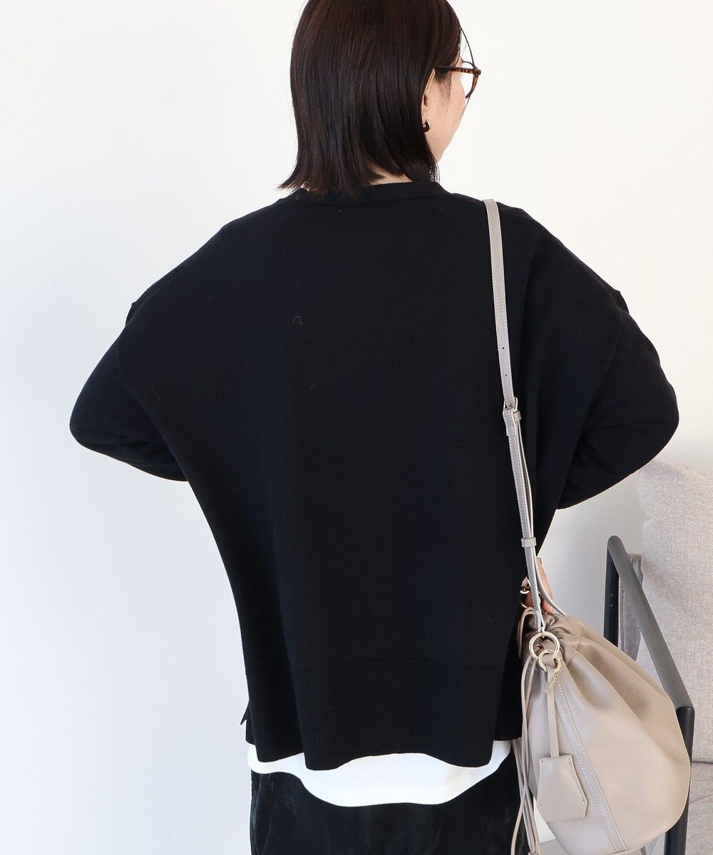 AMERICAN HOLIC 【WEB限定】バイパチVネックルーズカーディガン 