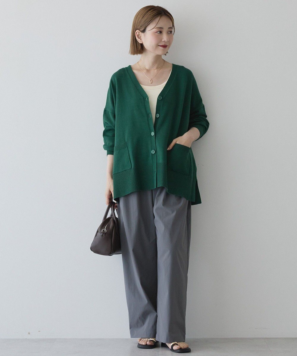 AMERICAN HOLIC 【WEB限定】バイパチVネックルーズカーディガン 