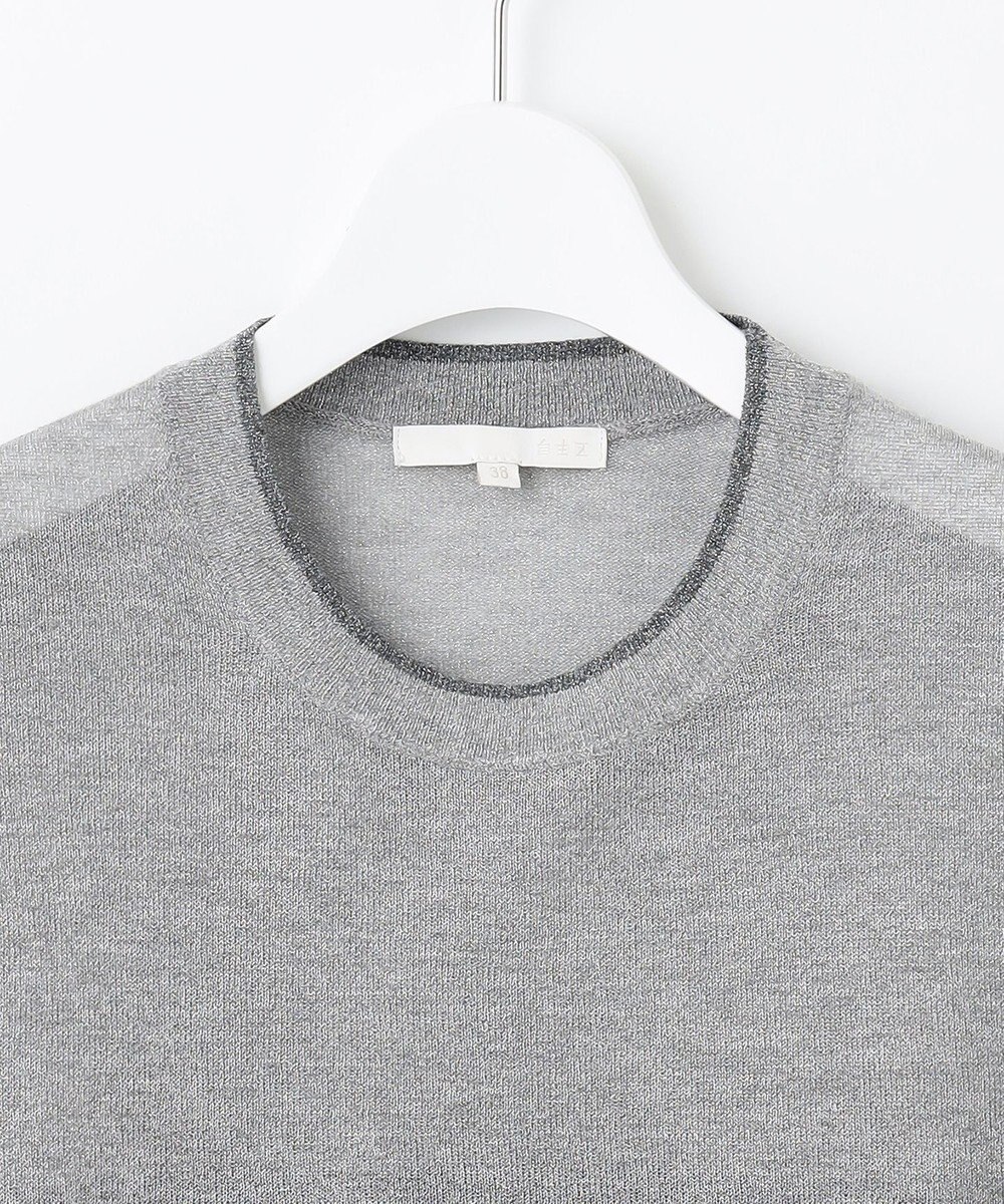 自由区 【カタログ掲載・アンサンブル対応・洗える】ラメシアープルオーバー ニット 