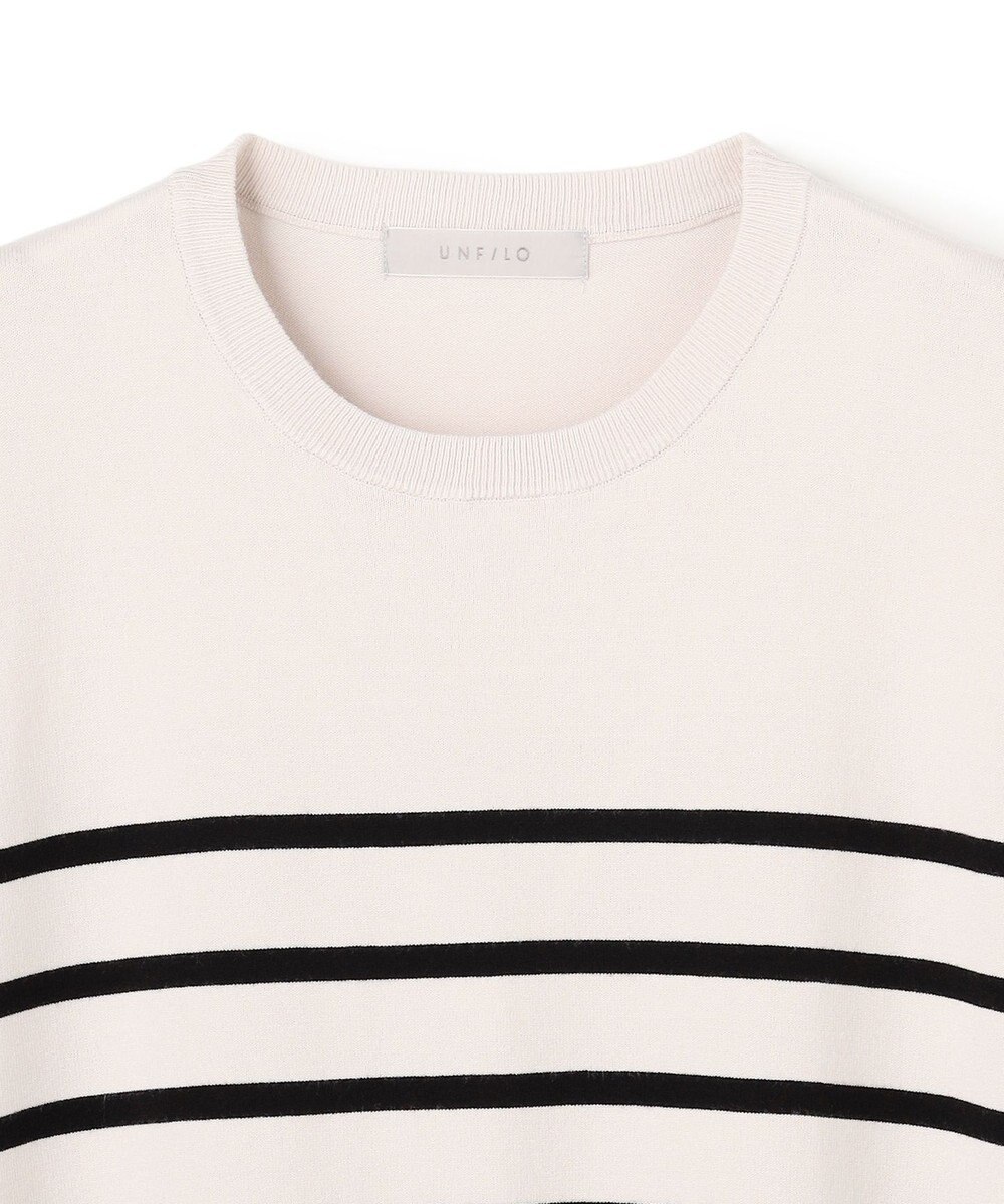UNFILO L マイビューティニット ワイドクルーネック 