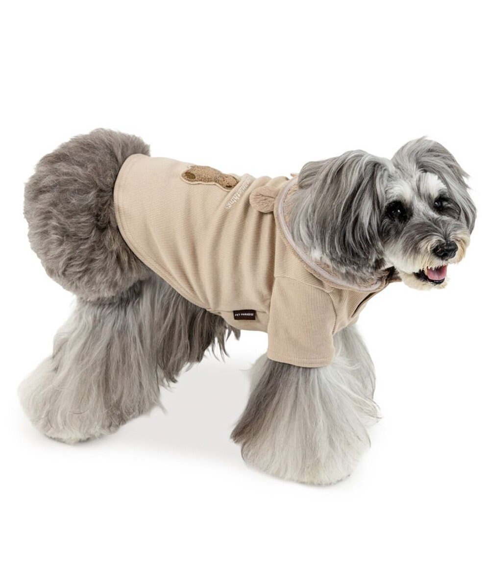 PET PARADISE ペットパラダイス くまちゃん襟 プレミアム ペティヒート Tシャツ 小型犬 