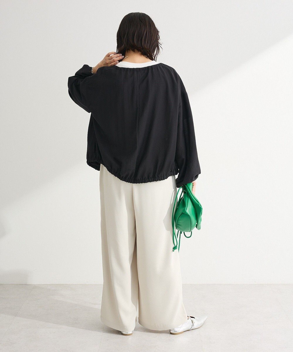 Green Parks ドロストネックシアーブルゾン 