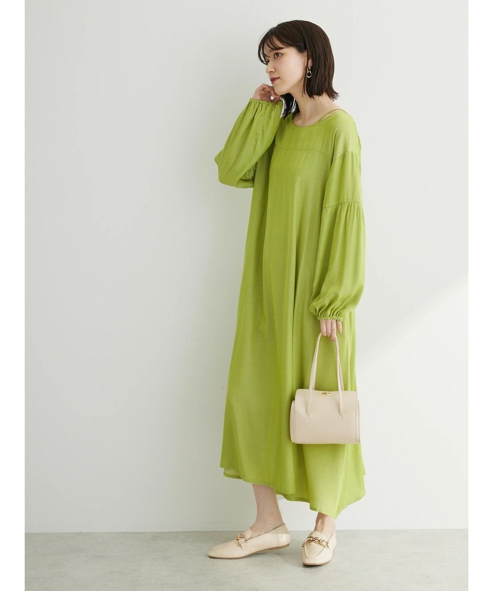 Green Parks ・ｆｕｒｒｙ　ｒａｔｅ　バックレースアップワンピース 