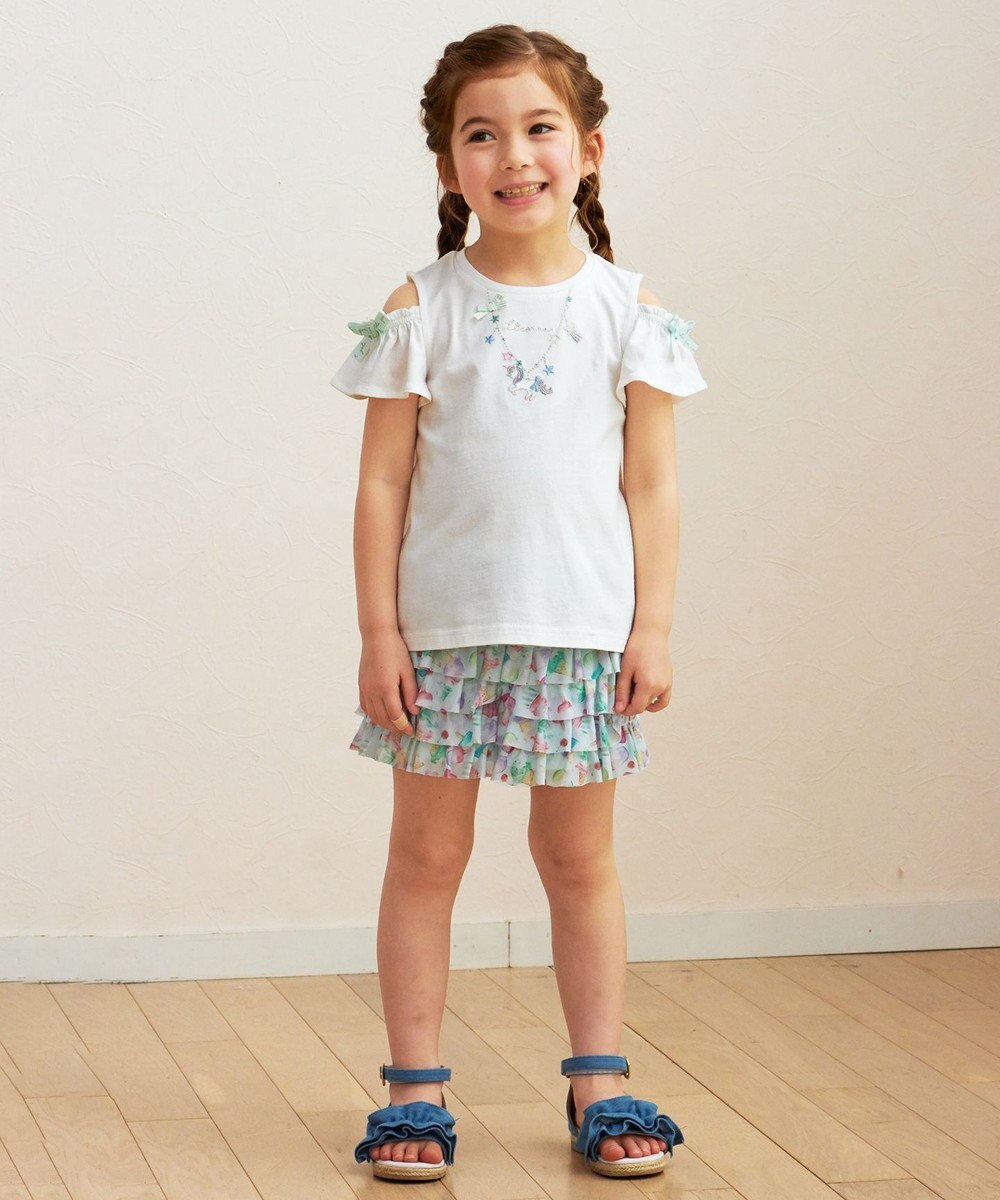 ANY KIDS フリル 天竺 ショート パンツ 