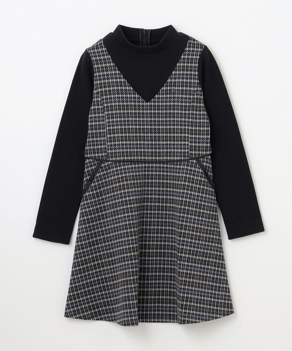 組曲 KIDS 【110-140㎝】チェック ワンピース 