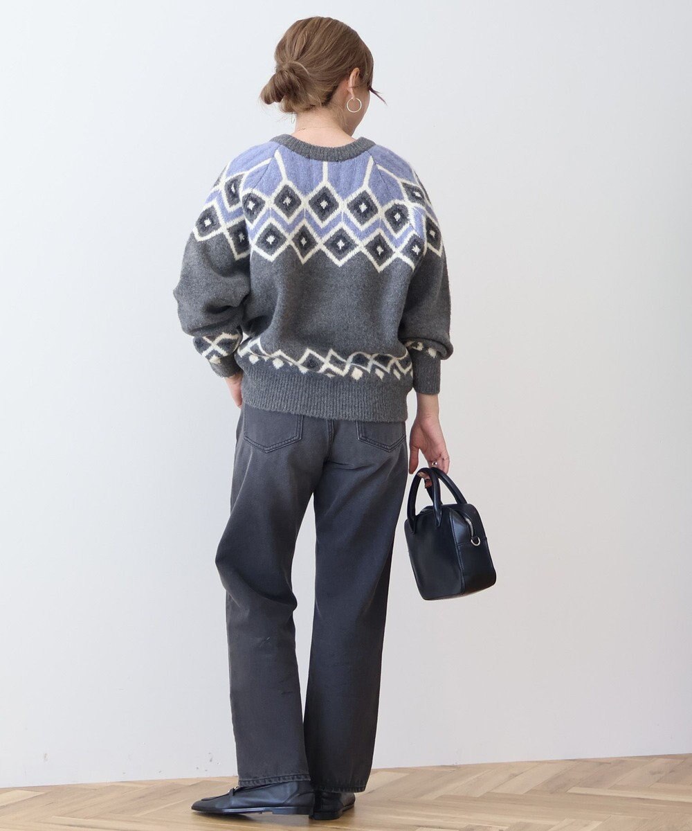 AMERICAN HOLIC フェアアイル柄ニットプルオーバー 