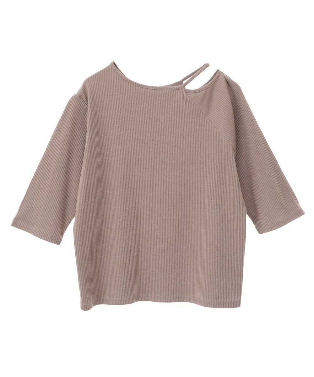 Green Parks ５分袖テレコリブプルオーバー 