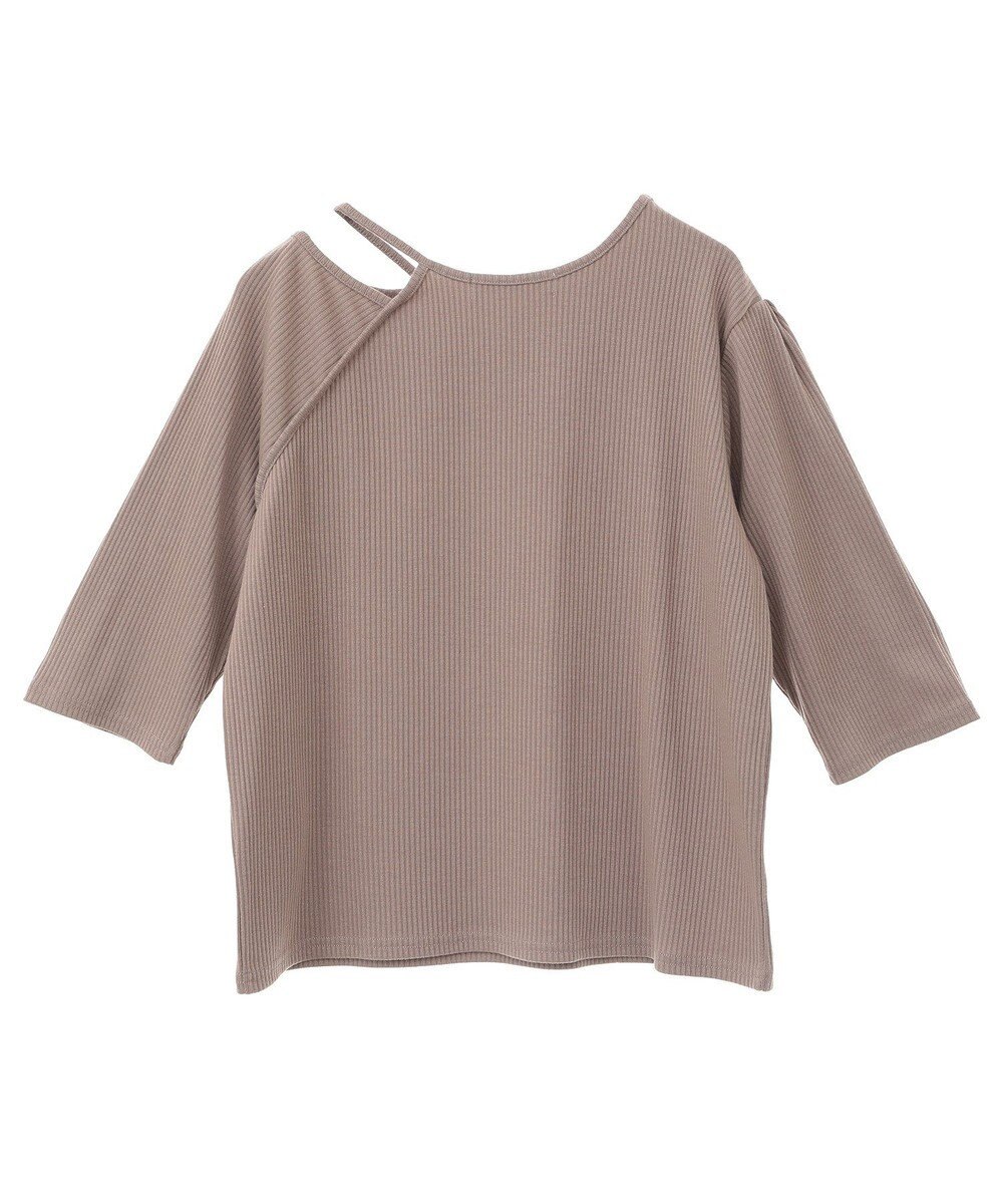 Green Parks ５分袖テレコリブプルオーバー 