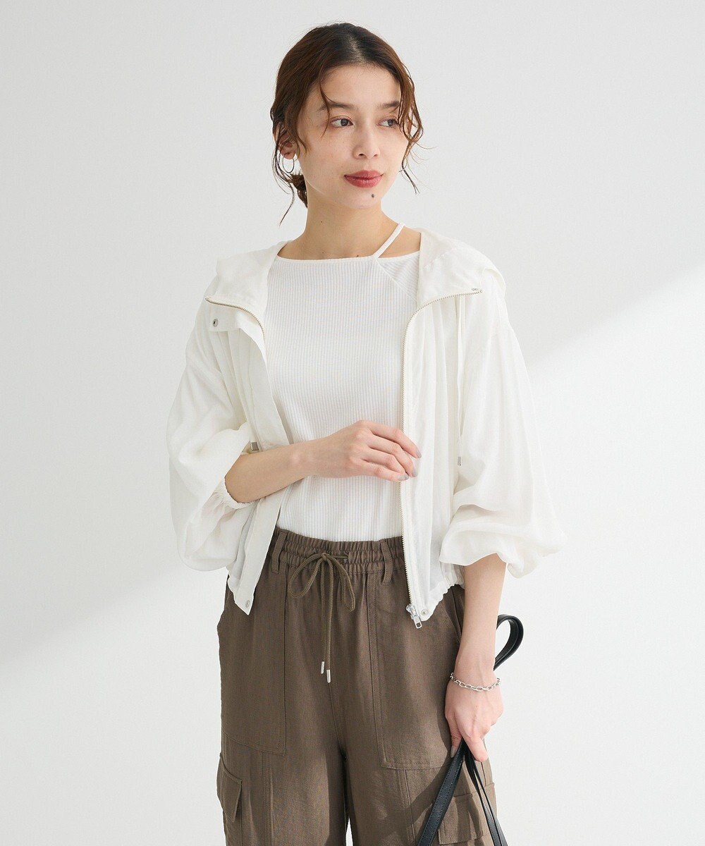 Green Parks ５分袖テレコリブプルオーバー 