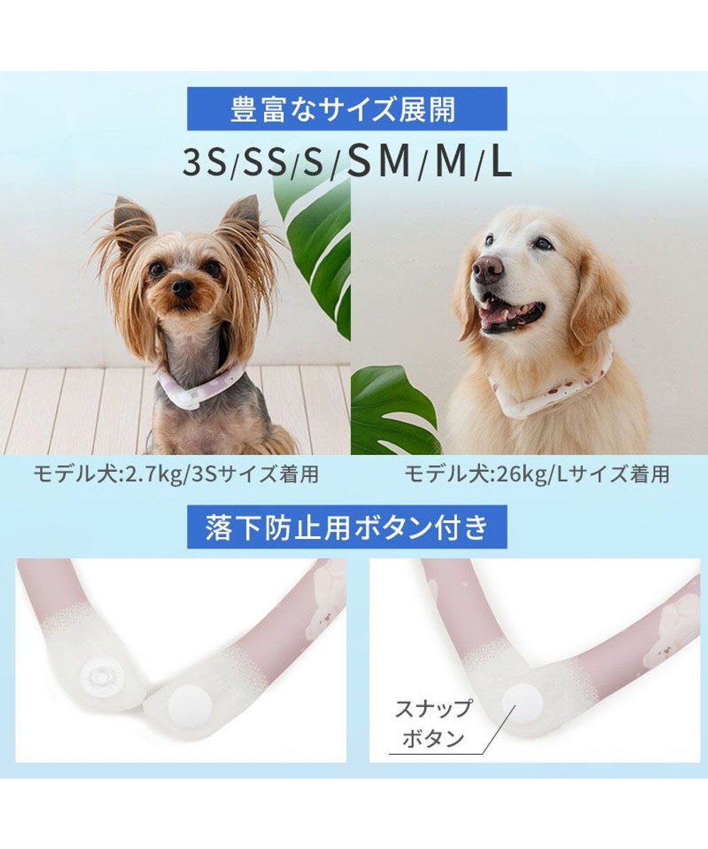 PET PARADISE ペットパラダイス 28℃クールリング 《いちご》 Ｍ 大型犬 