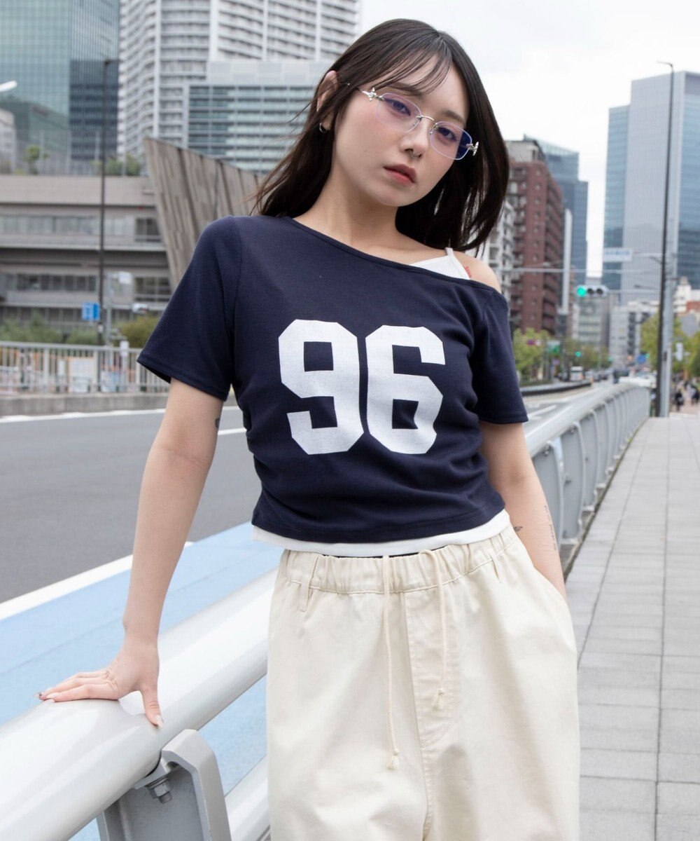 WEGO レイヤードドッキングワンショルちびT 