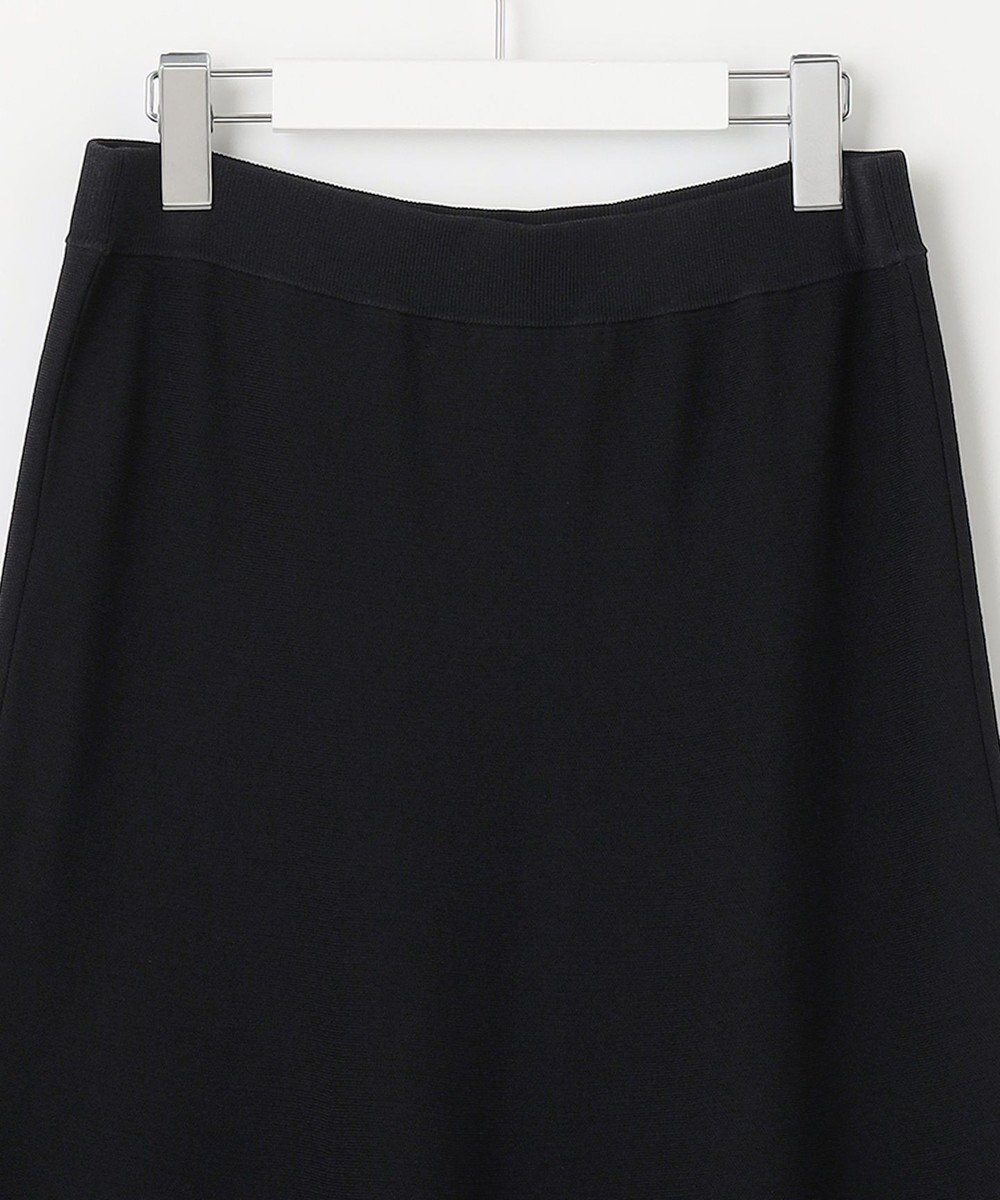 自由区 【洗える・XSサイズあり】クレープストレッチニット スカート 