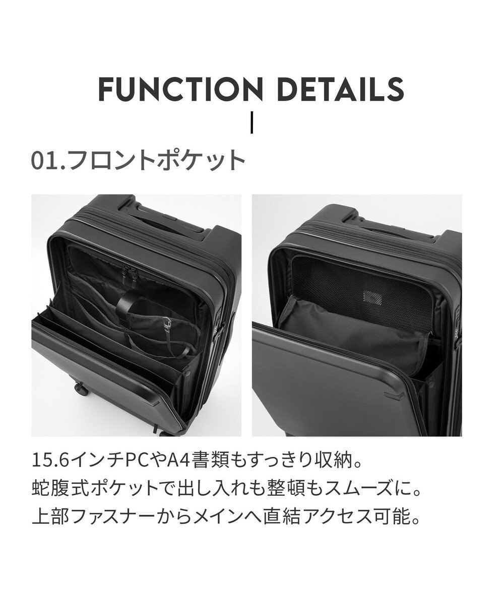 ACE BAGS & LUGGAGE ace. トルク スーツケース 63/78L A4/15.6インチPC収納 ガーメントケース付 09092 エース 