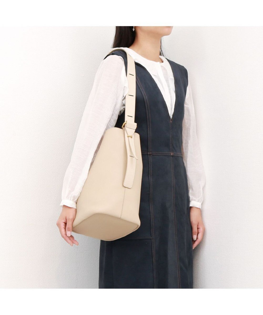 UNBILLION カシュカシュ cachecache / シボフェイクレザーソフトホーボーバッグ 