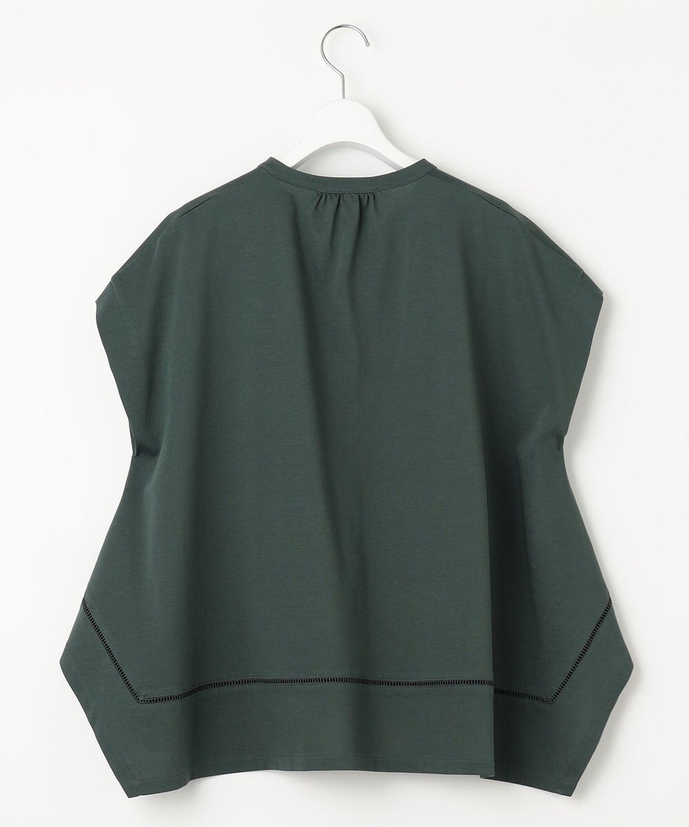 23区 【洗える】ラダーレースジャージー カットソー 