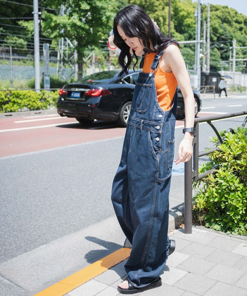WEGO デニムオーバーオール 